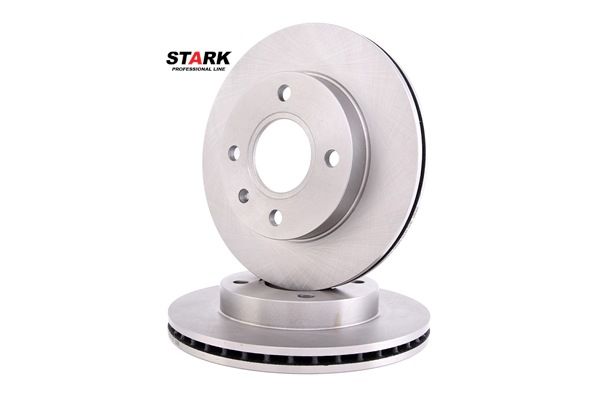 STARK SKFO-2040 Bremsscheibe Vorderachse, Ø: 239,5mm, Belüftet, Gusseisen, Ø: 239,5mm, unbeschichtet, ohne Schrauben