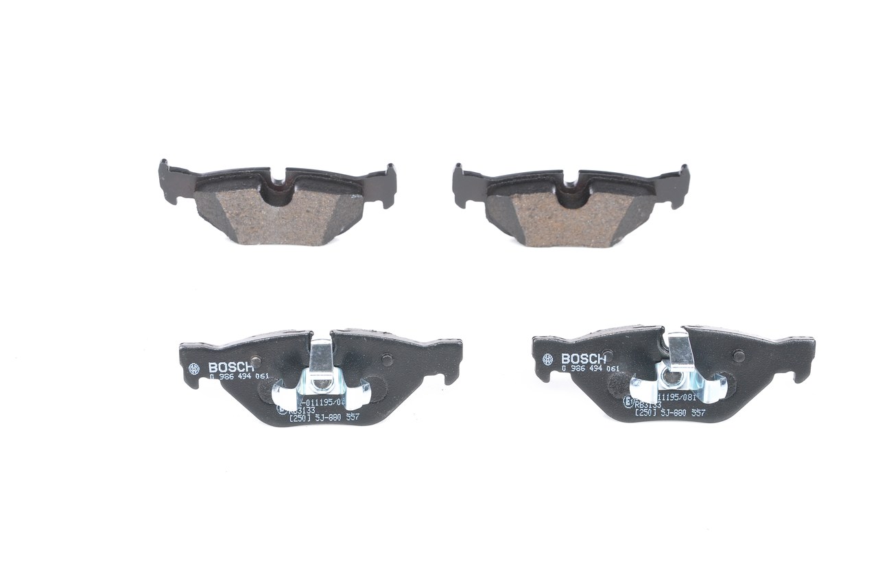 BOSCH 0 986 494 061: Piduriklotsid koos paigaldusjuhisega