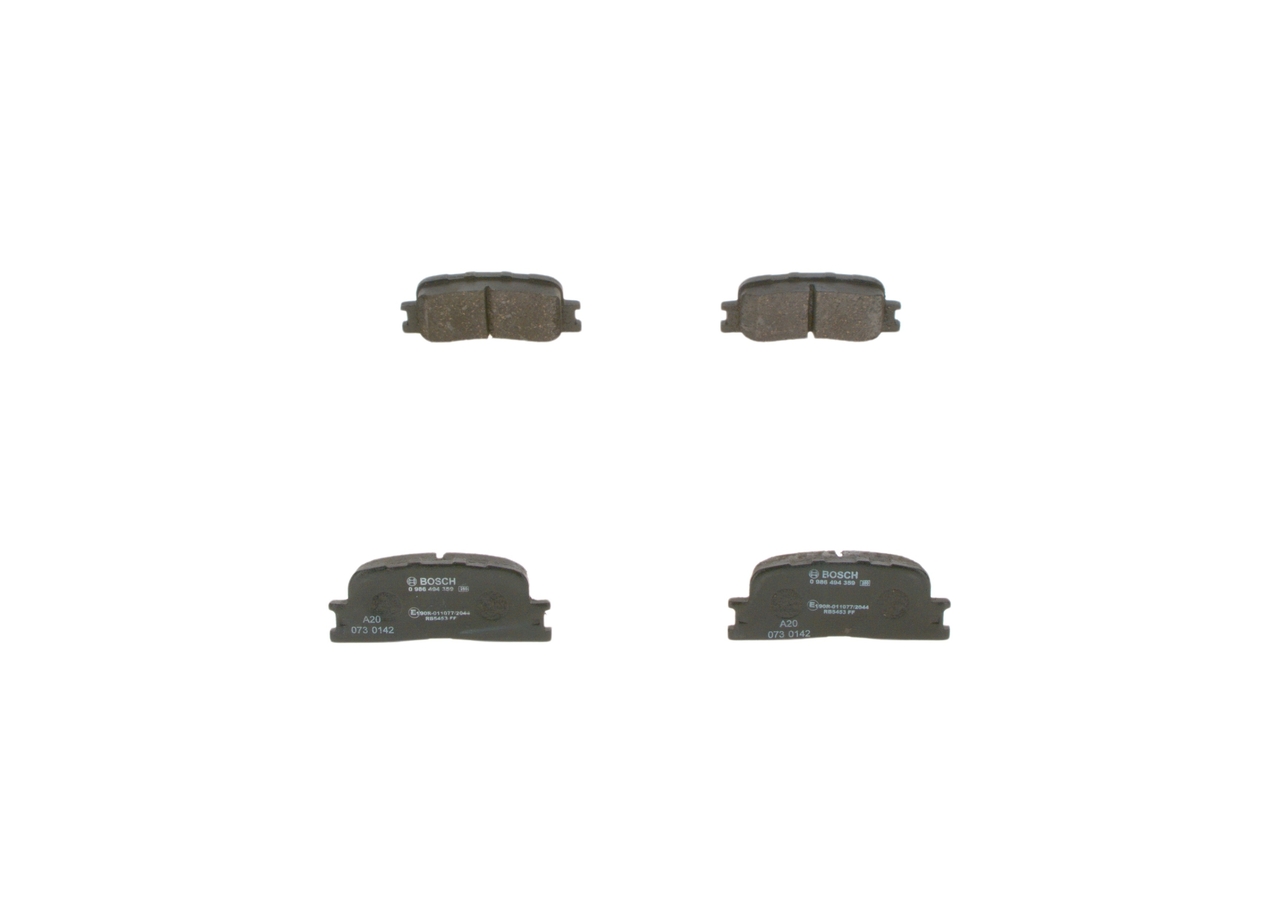 BOSCH 0 986 494 359 Bremseklodser TOYOTA Camry Sedan (_V3_) 163 HK Benzin hvad koster