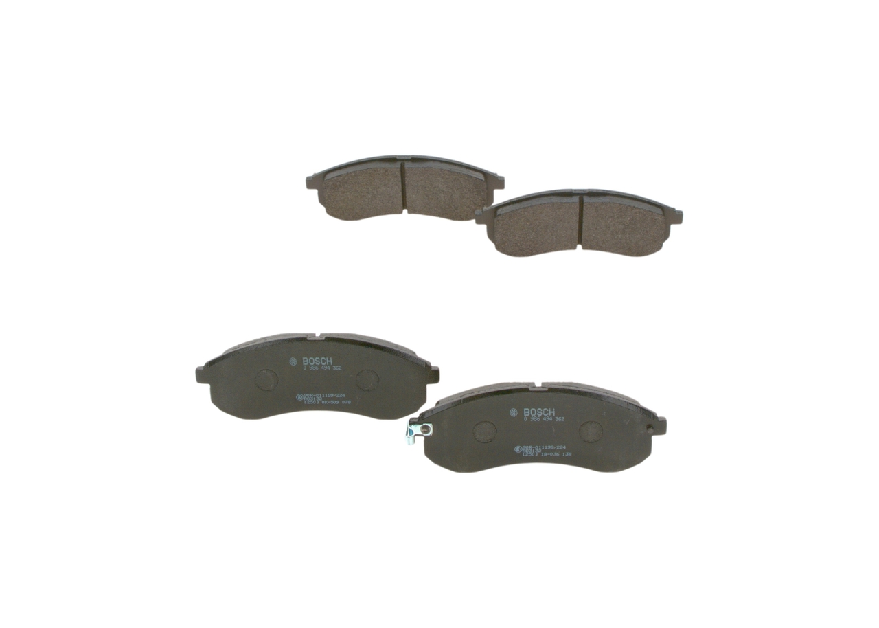 BOSCH 0 986 494 362 Remblokken MITSUBISHI L 200 (K7_T, K6_T) 125 Pk Diesel kosten