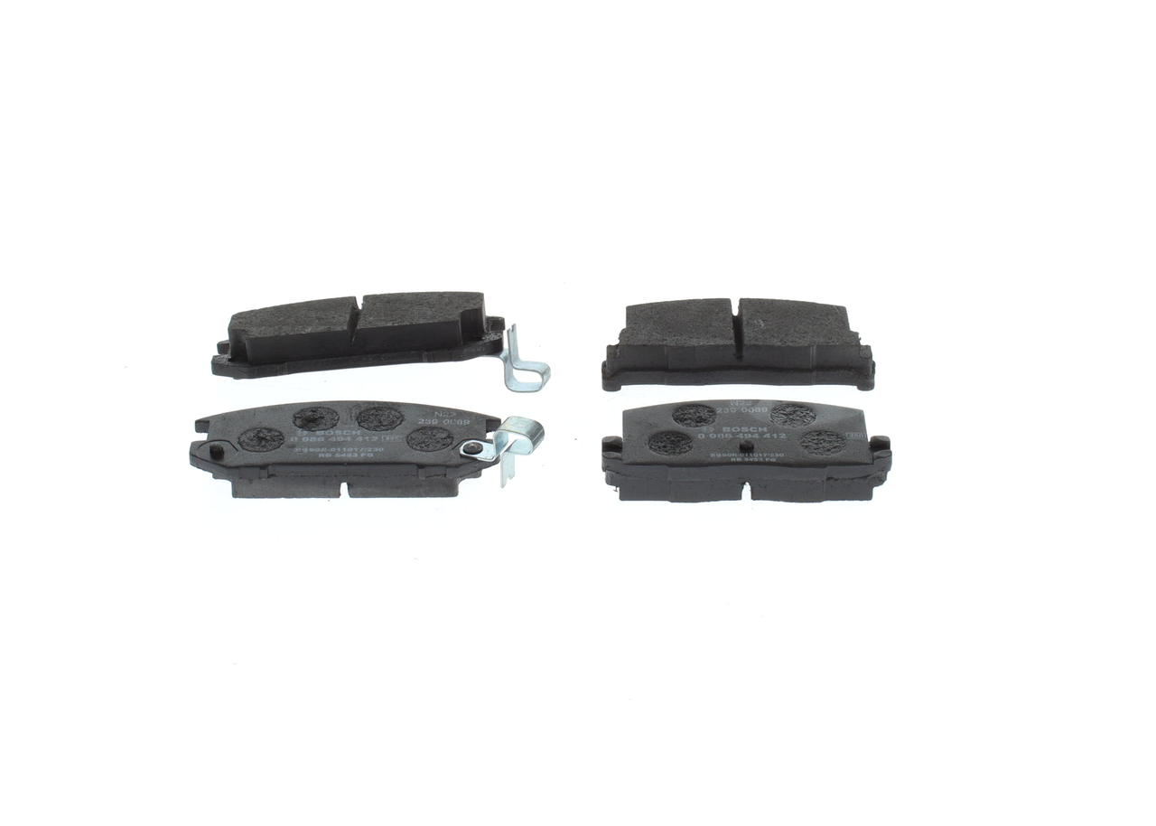 BOSCH 0 986 494 412: Juego de pastillas de freno