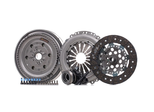 LuK 600 0164 00: Kit frizione con dispositivo disinnesto centrale, senza cuscinetto di guida, con volano, con kit bulloni/viti, Volano bimassa senza sistema d'isteresi condotto BR 0241