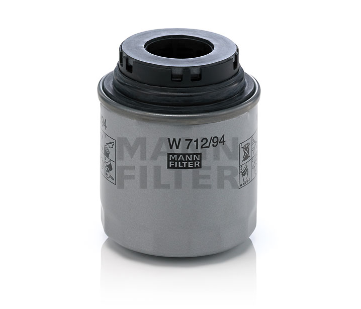 MANN-FILTER W 712/94: Eļļas filtrs ar diviem atgriezējvārstiem