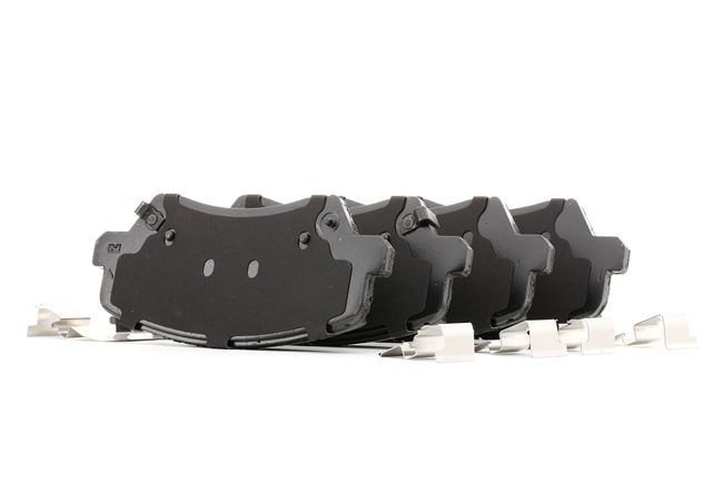 ATE 13.0460-5645.2: Juego de pastillas de freno con accesorios, Chapa antichirridos