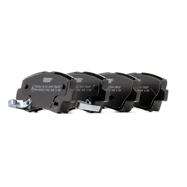 FERODO FDB4387: Piduriklotsid ilma lisavarustuseta PREMIER ECO FRICTION