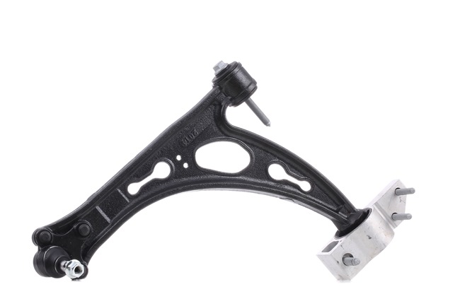 FEBI BILSTEIN 40103: Bras de suspension Essieu avant gauche, inférieur, Fonte d'acier, avec écrou de blocage, avec support, avec paliers en caoutchouc, avec rotule de suspension