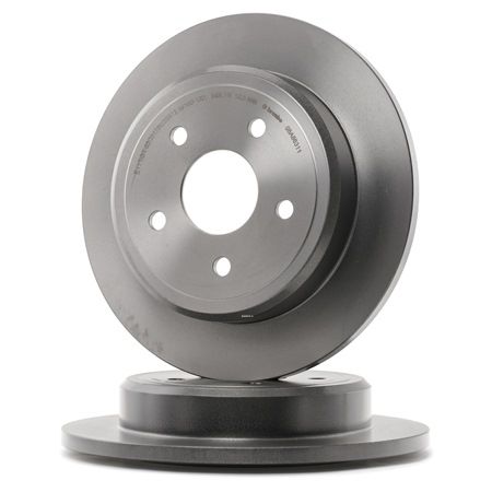 BREMBO 08.A863.11: Disco de freno Ø: 320mm, macizo, Ø: 320mm, revestido COATED DISC LINE