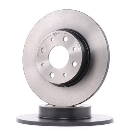 BREMBO 08.A915.11: Féktárcsa Ø: 251mm, tele, Ø: 251mm, bevonatolt, csavarokkal COATED DISC LINE