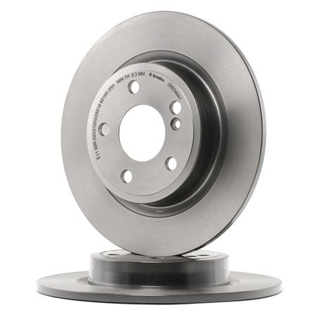 BREMBO 08.B348.41: Bremsscheibe Ø: 295mm, voll, Ø: 295mm, beschichtet, mit Schrauben COATED DISC LINE
