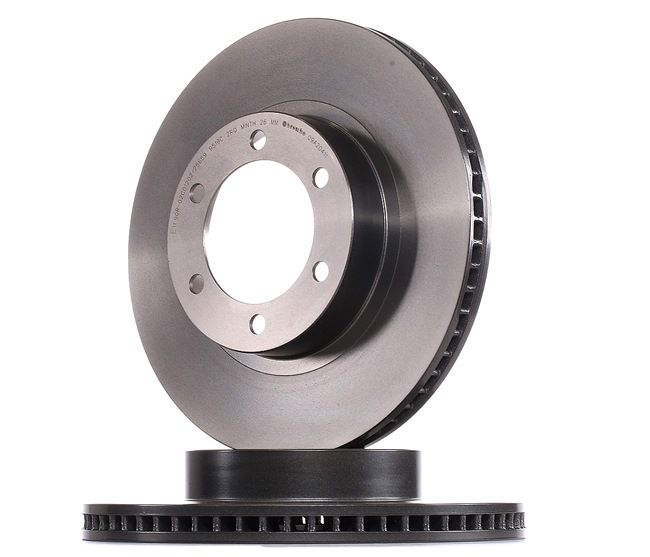 BREMBO 09.A204.11: Disc de frână Ř: 338mm, ventilat interior, Ř: 338mm, acoperit (cu un strat protector) COATED DISC LINE