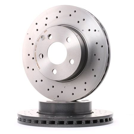 BREMBO COATED DISC LINE 09.A613.51 Спирачен диск MERCEDES-BENZ C-класа T-modell (S204) 163 K.C. дизел цена
