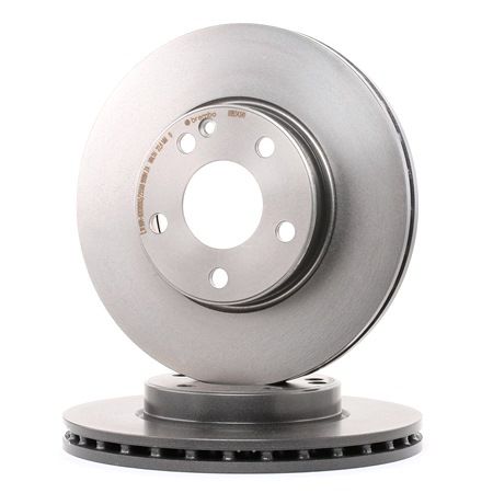 BREMBO 09.B343.41: Bremsscheibe Ø: 280mm, innenbelüftet, Ø: 280mm, beschichtet, mit Schrauben COATED DISC LINE