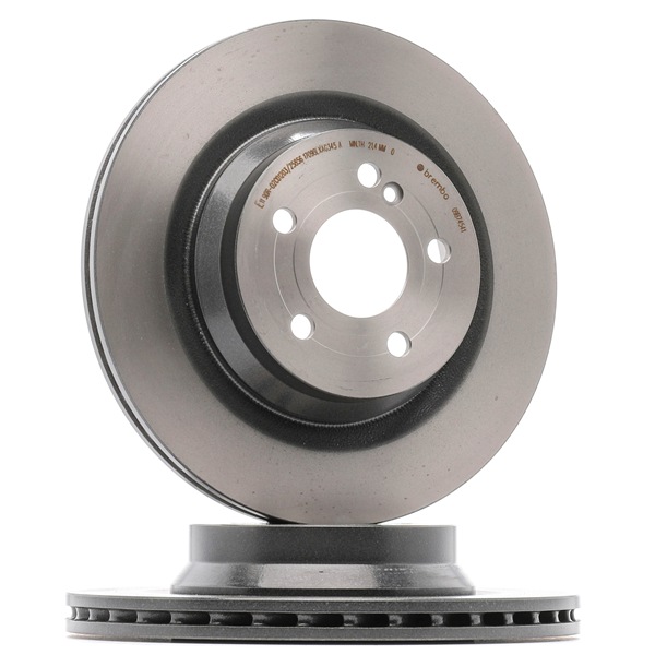 BREMBO 09.B745.41: Bremsscheibe Ø: 320mm, innenbelüftet, Ø: 320mm, beschichtet, mit Schrauben COATED DISC LINE