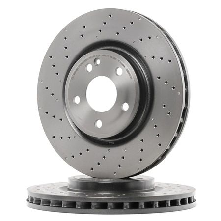 BREMBO 09.B807.51: Bremsscheibe Ø: 320mm, gelocht/innenbel., Ø: 320mm, beschichtet, mit Schrauben COATED DISC LINE