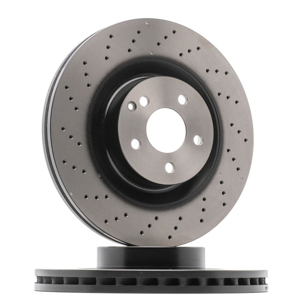 TRW DF6242S: Bremsscheibe TRW SINGLE Ø: 350mm, Belüftet, gelocht, Ø: 350mm, lackiert