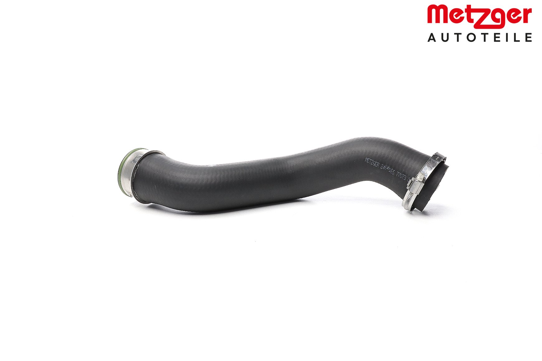 METZGER 2400165: Ladeluftschlauch COMPETENCE KIT Ladeluftkühler, oben, mit Schnellkupplung, mit Schelle