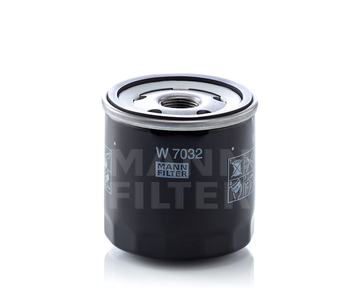 MANN-FILTER W 7032: Filtro olio con una valvola blocco arretramento