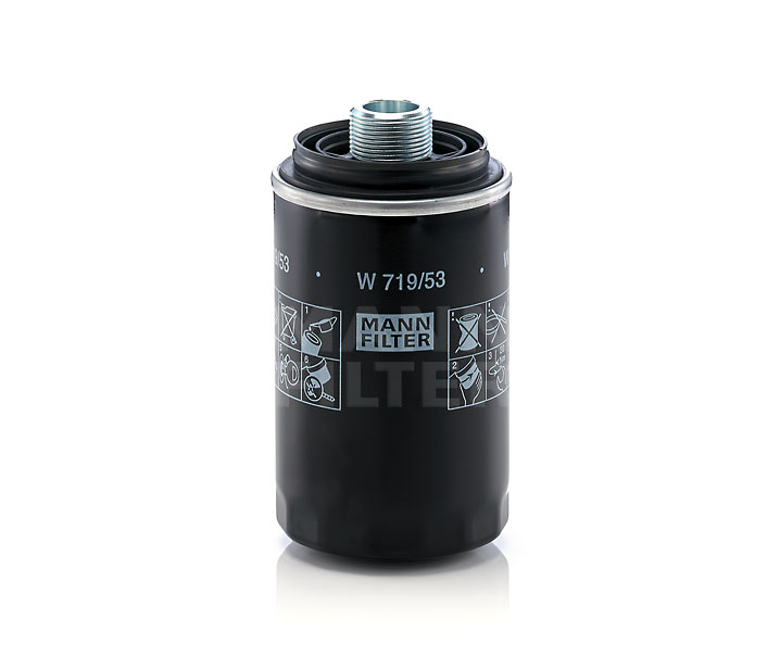 MANN-FILTER W 719/53: Filtru ulei cu doua ventile blocare retur