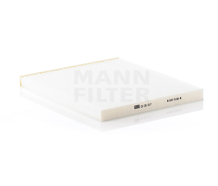 MANN-FILTER CU 26 017: Filtru, aer habitaclu Filtru de particule