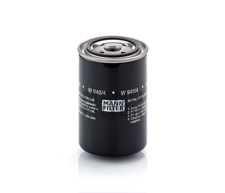 MANN-FILTER W 940/4: Oliefilter Met een terugloopbeveiligingskleppen