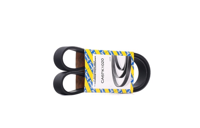 SNR CA6PK1020: Curea transmisie cu caneluri 1020mm, Numar nervuri: 6