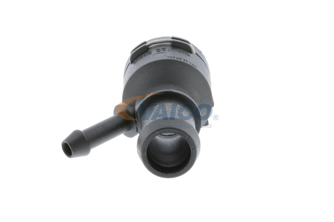 VAICO V10-2769: Flansa lichid racire deasupra, cu etansare, cu cleme, Original VAICO Quality