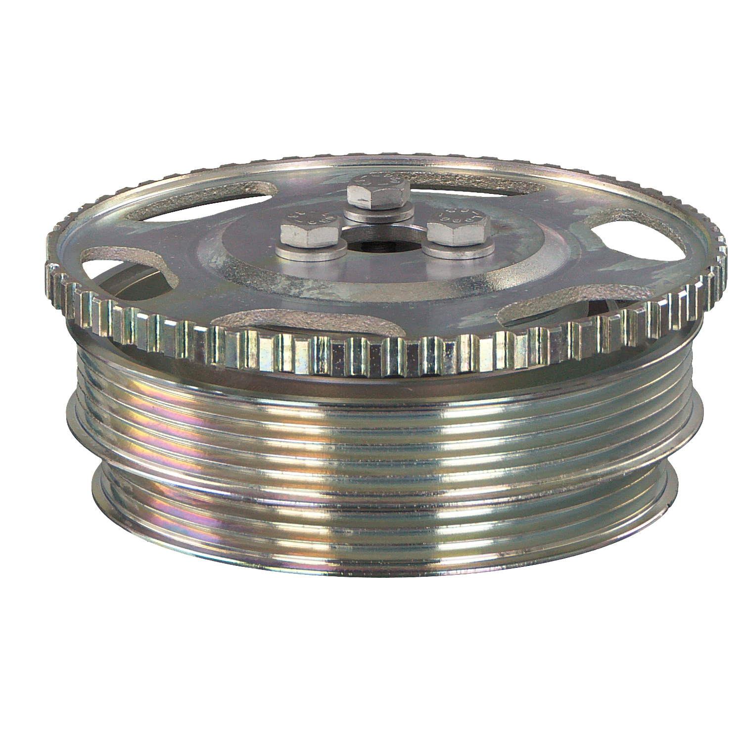FEBI BILSTEIN 40315: Fulie curea, arbore cotit cu roată generatoare de impulsuri, cu suruburi