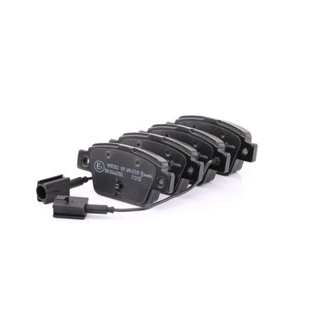 BREMBO P 23 135: Plăcuțe de frână PRIME LINE cu acceasorii, cu suruburi etrier, cu tabla anti scartait