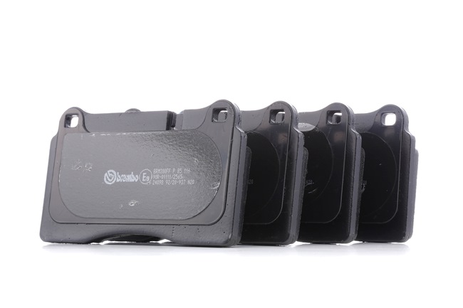 BREMBO P 85 116: Stabdžių kaladėlės PRIME LINE be priedų, su apsaugos nuo girgždėjimo plokšte