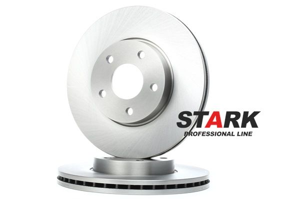 STARK SKBD-0020107: Bromsskiva framaxel, Ø: 278mm, ventilerad, Gjutjärn, Ø: 278mm, obeskiktad, utan skruvar