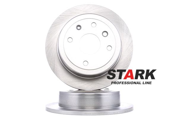 STARK SKBD-0020076: Remschijf Achteras, Ø: 257,8mm, volledig, Gietijzer, Ø: 257,8mm, Geen coating, Zonder schroeven