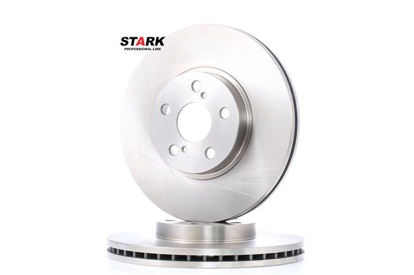 STARK SKBD-0020106: Brzdový kotúč predna naprava, Ø: 277mm, vetraný, Liatina, Ø: 277mm, nepotiahnutý, bez skrutiek