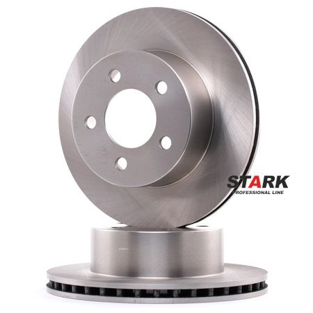 STARK SKBD-0020119: Disc de frână punte fata, Ř: 280mm, ventilat, Fonta, Ř: 280mm, netratat, fara suruburi