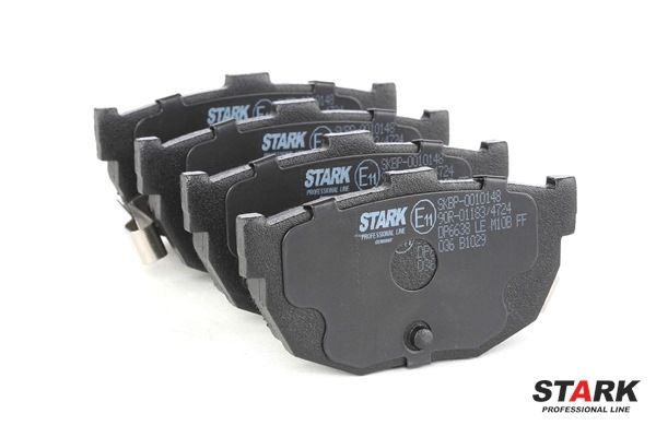 STARK SKBP-0010148: Pastilhas de travão Eixo traseiro, com chapa anti-ruído