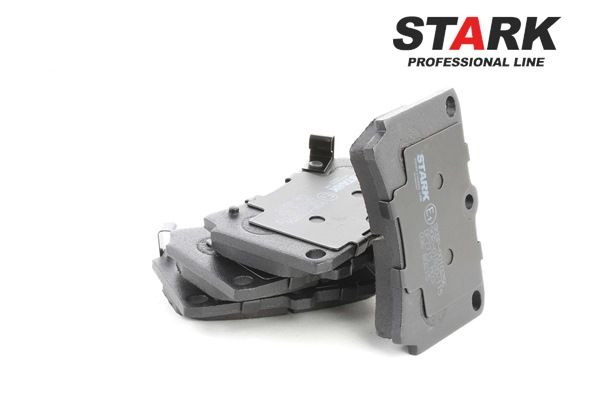 STARK SKBP-0010256: Plaquettes de frein Essieu avant, avec tôle anti-bruit