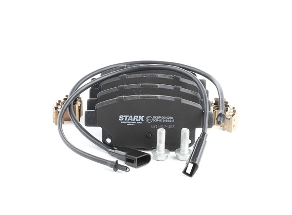 STARK SKBP-0010268: Plaquettes de frein Essieu arrière, avec accessoires, avec vis d'étrier de frein