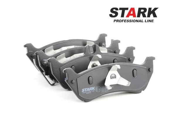 STARK SKBP-0010314: Brzdové platničky Zadna naprava, s piestovym klipom, s proti hlukovým plechom