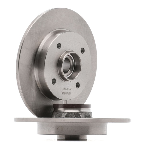 MAPCO 47360: Set frana, frana disc puntea spate, Ř: 249mm, plin, cu senzor ABS, cu rulment roata