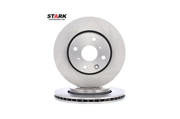 STARK SKBD-0020051: Bremseskive foraksel, Ø: 247mm, ventileret, Støbejern, Ø: 247mm, ubelagt, uden skruer