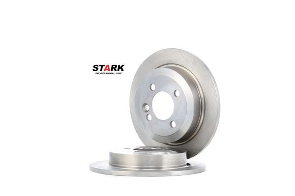 STARK SKBD-0020079: Féktárcsa hátsótengely, Ø: 258,7mm, tele, Öntöttvas, Ø: 258,7mm, bevonat nélküli, csavarok nélkül