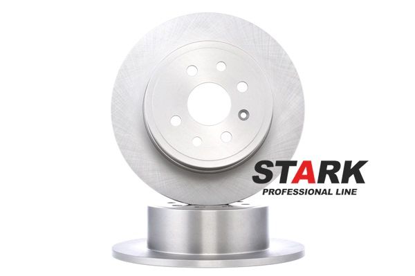 STARK SKBD-0020094: Bremseskive bakaksel, Ø: 270mm, fullt ut, Støpejern, Ø: 270mm, uten belegg, uten skruer