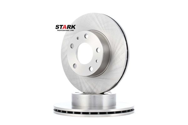 STARK SKBD-0020122: Féktárcsa elsőtengely, Ø: 279,7mm, Szellőztetett, Öntöttvas, Ø: 279,7mm, bevonat nélküli, csavarok nélkül
