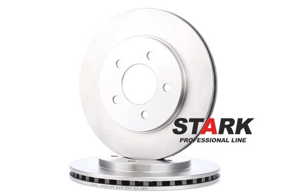 STARK SKBD-0020129: Δισκόπλακα μπροστινός άξονας, Ø: 282,5mm, αεριζόμενο, Χυτοσίδηρος, Ø: 282,5mm, χωρίςεπίστρωση, χωρίς βίδες