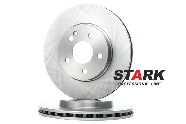STARK SKBD-0020146: Disco de freno Eje delantero, Ø: 288mm, ventilado, Hierro fundido, Ø: 288mm, sin recubrimiento, sin tornillos