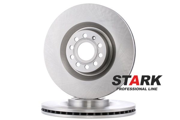 STARK SKBD-0020214: Disque de frein Essieu avant, Ø: 345mm, ventilé, Fonte, Ø: 345mm, nu/non protégé/non plastifié, sans vis/boulons