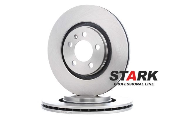 STARK SKBD-0020215: Brzdový kotouč přední osa, R: 279,7mm, větráno, Litina, R: 279,7mm, nepotažený (bez vrstvy), bez šroubu