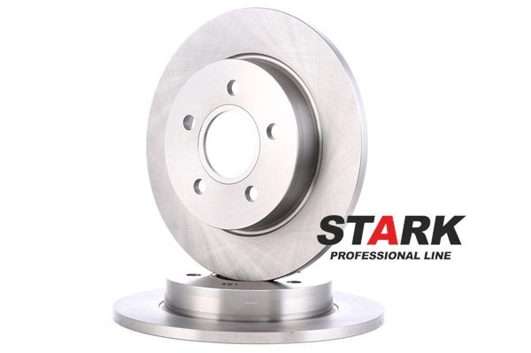STARK SKBD-0020218 Bremsscheibe Hinterachse, Ø: 264,8mm, voll, Gusseisen, Ø: 264,8mm, unbeschichtet, ohne Schrauben