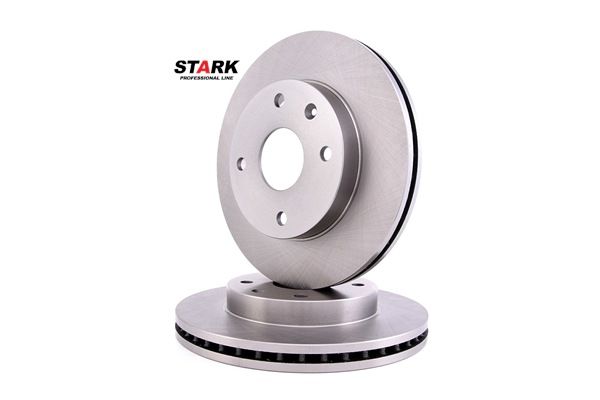 STARK SKBD-0020237: Brzdový kotouč přední osa, R: 256,3mm, větráno, Litina, R: 256,3mm, nepotažený (bez vrstvy), bez šroubu