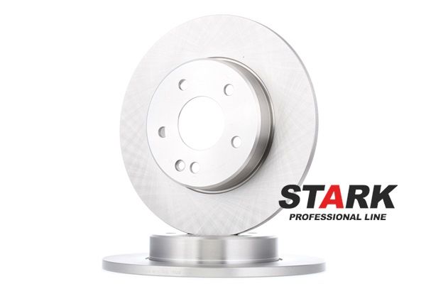 STARK SKBD-0020248: Disco de freno Eje delantero, Ø: 284mm, macizo, Hierro fundido, Ø: 284mm, sin recubrimiento, sin tornillos