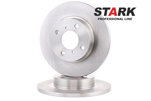 STARK SKBD-0020253: Brzdový kotúč predna naprava, Ø: 246,7mm, plný, Liatina, Ø: 246,7mm, nepotiahnutý, bez skrutiek